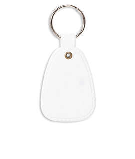 Saddle Shaped Keychain - Color: White