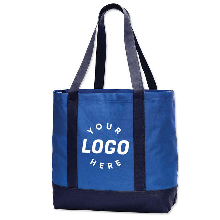 Port Authority Medium Poly Canvas Day Tote Bag
