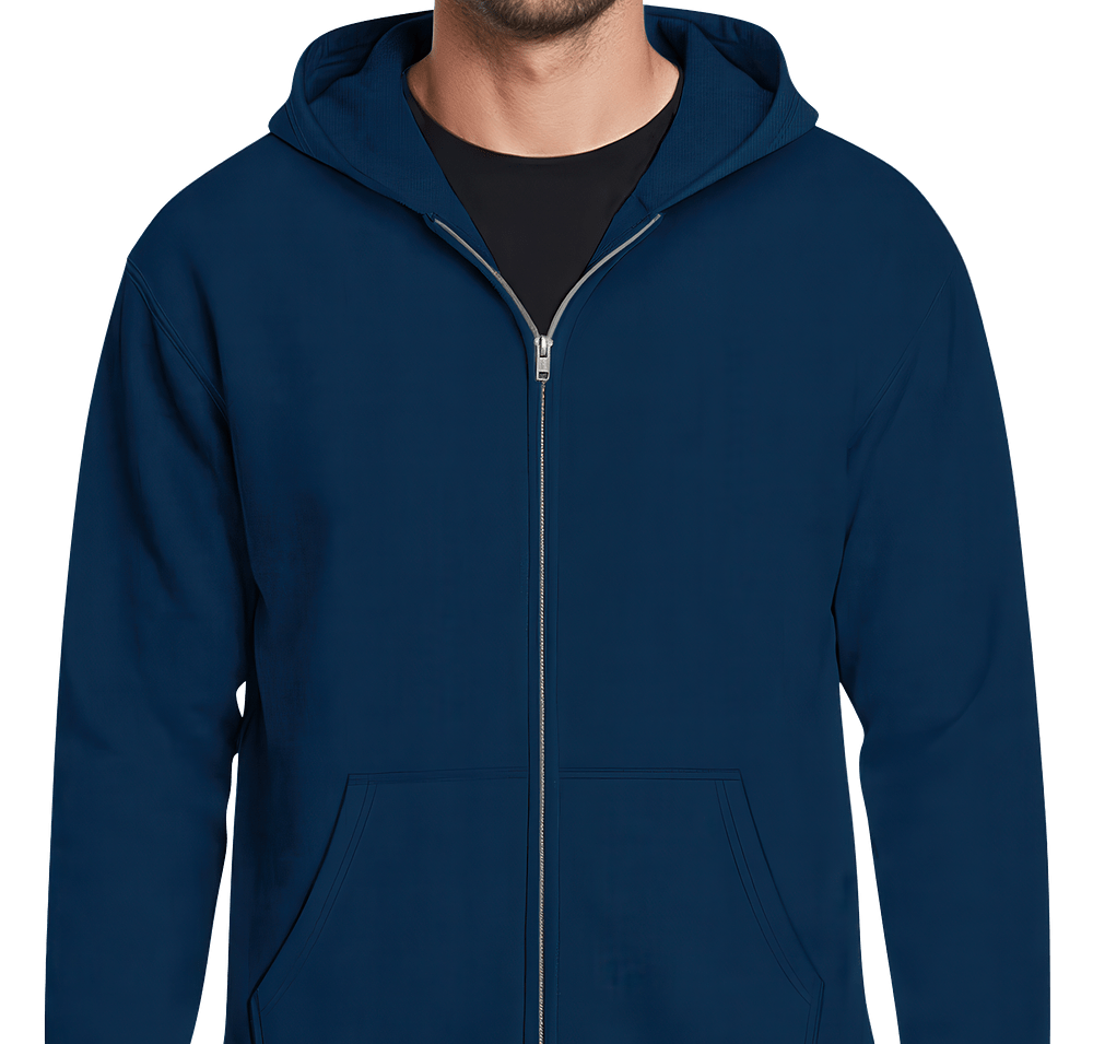 Blue Generation Lightweight Fleece Zip Hoodie-default