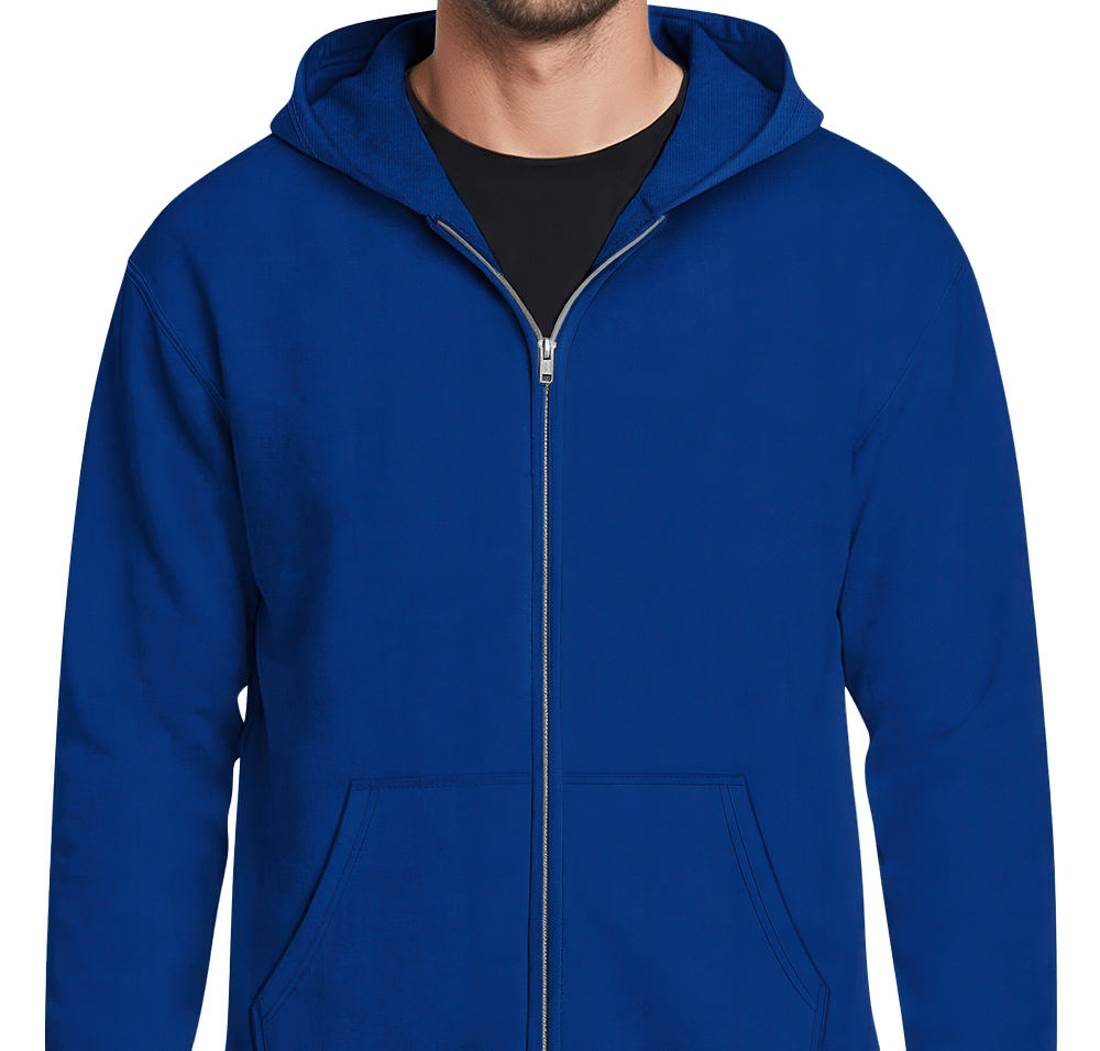 Blue Generation Lightweight Fleece Zip Hoodie-default