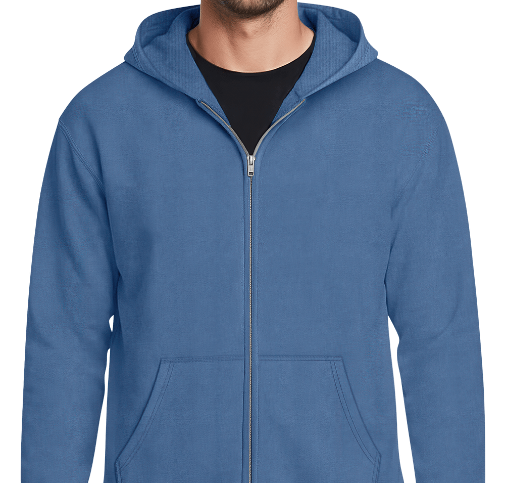 Blue Generation Lightweight Fleece Zip Hoodie-default