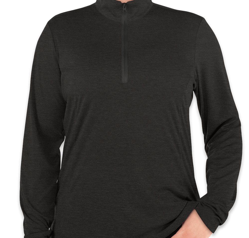 Sport-Tek Women's Endeavor Quarter Zip Performance Shirt-default