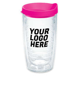 Full Color Tervis 16 oz. Classic Tumbler with Lid - Color: Neon Pink