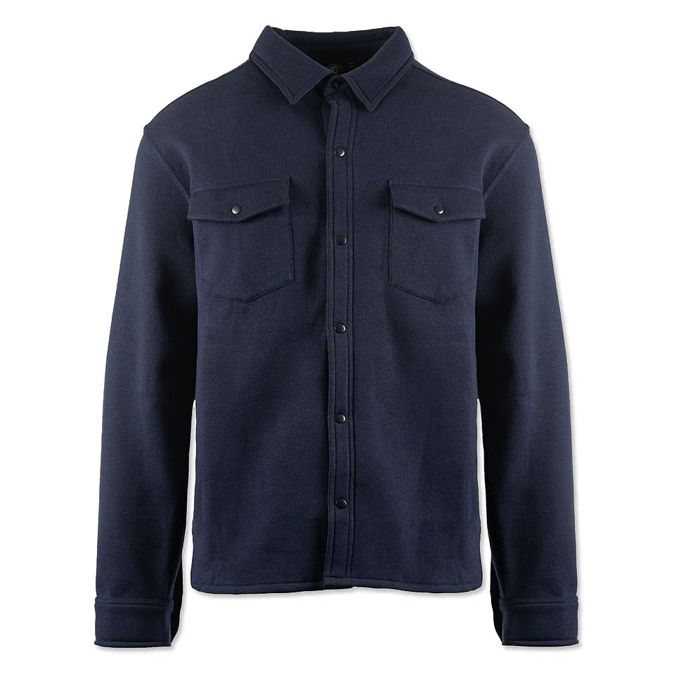 Burnside Fleece Snap Shirt Jacket