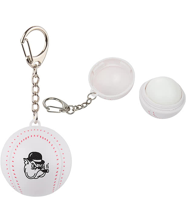 Baseball SPF 15 Lip Balm Keychain