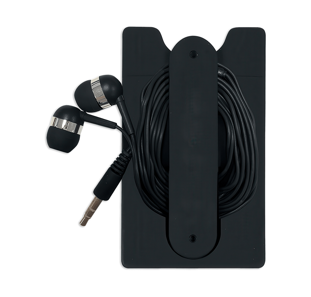 Phone Wallet with Earbuds-default