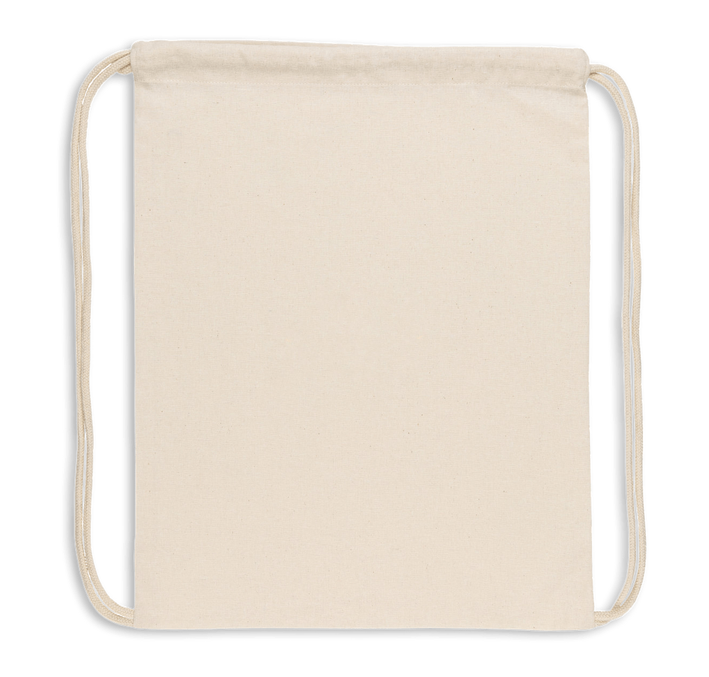 Impact AWARE Recycled Cotton Drawstring Bag-default