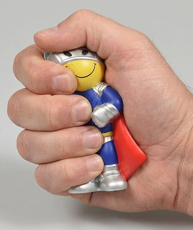 Smiley Face Superhero Stress Reliever