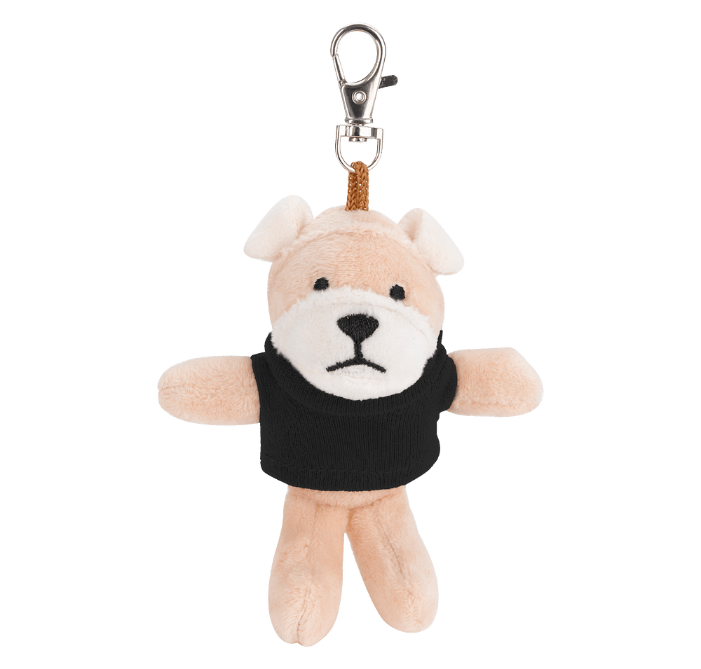 Full Color Wild Bunch 4" Bulldog Plush Animal Keychain-default
