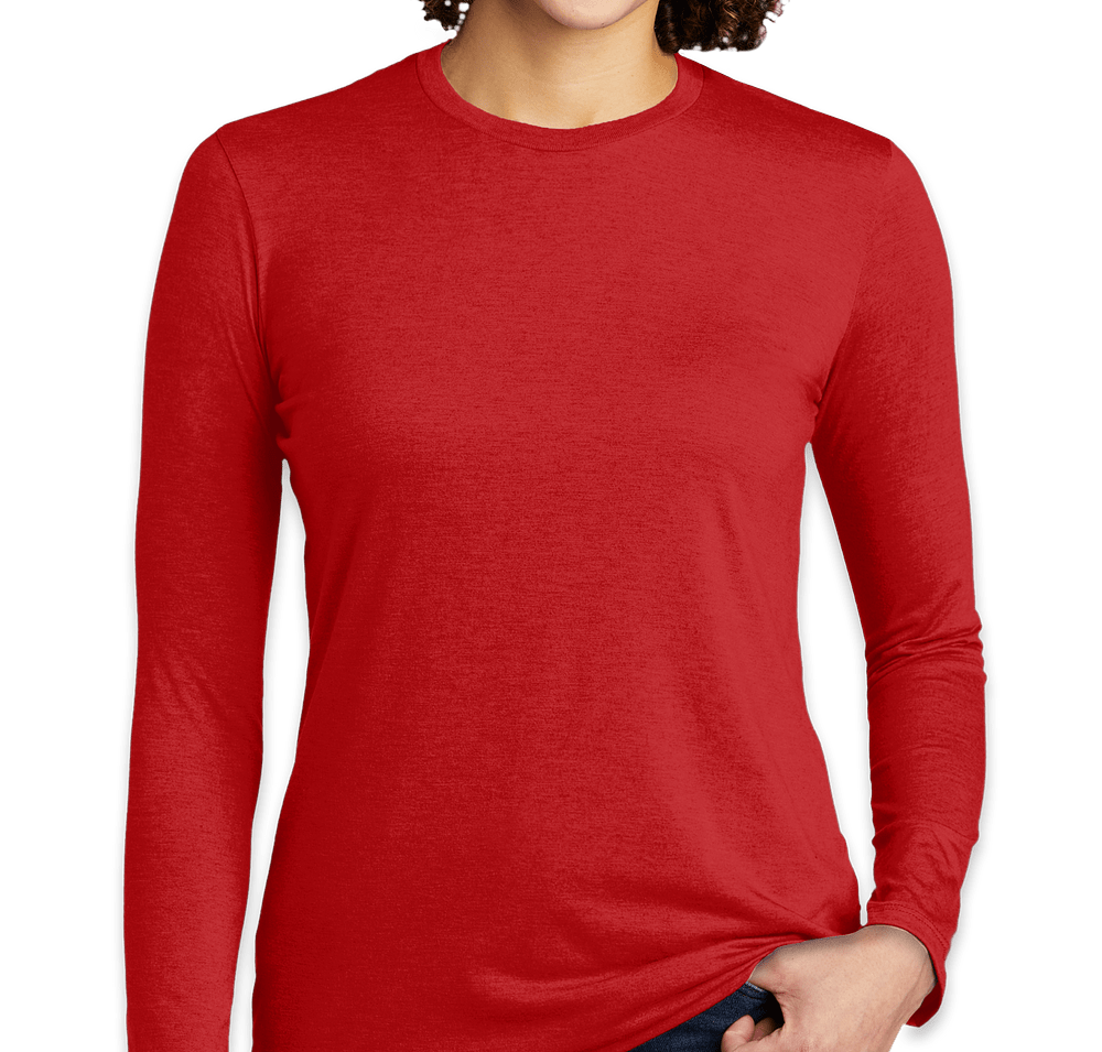 Allmade Women's Tri-Blend Long Sleeve T-shirt-default