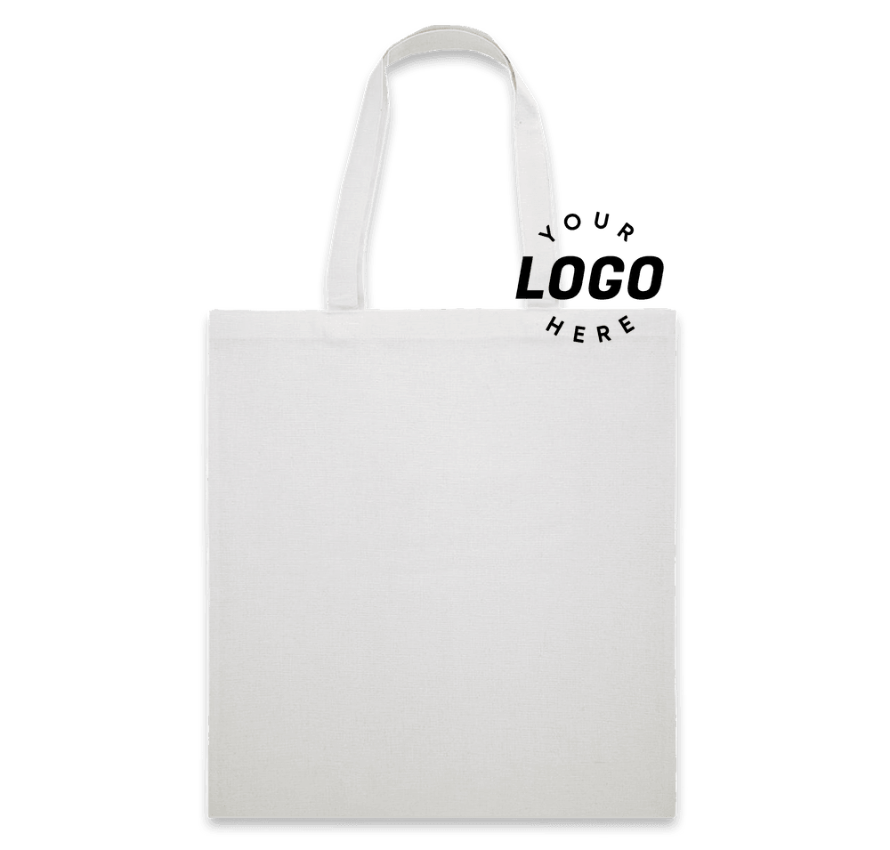 Custom Medium Midweight Recycled Canvas Tote Bag - Design