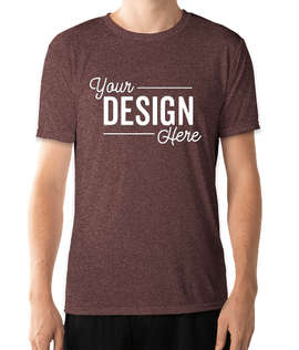 Gildan Heather Performance Core T-shirt - Color: Heather Sport Dark Maroon