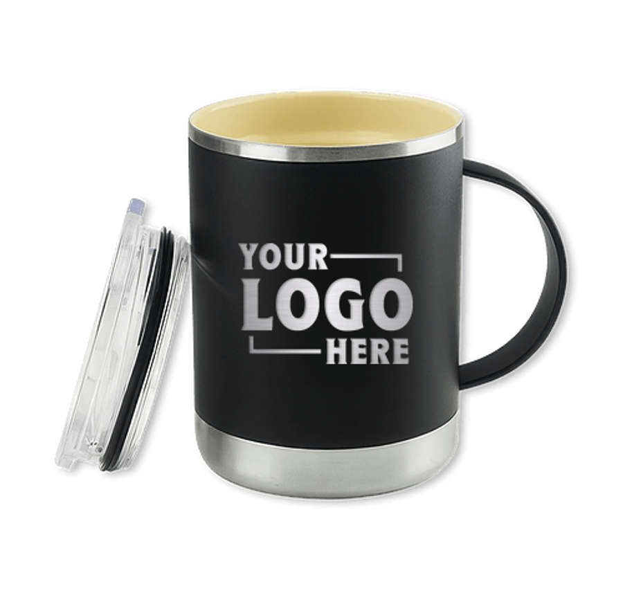 Asobu Laser Engraved 12 oz. Ultimate Insulated Mug in Black