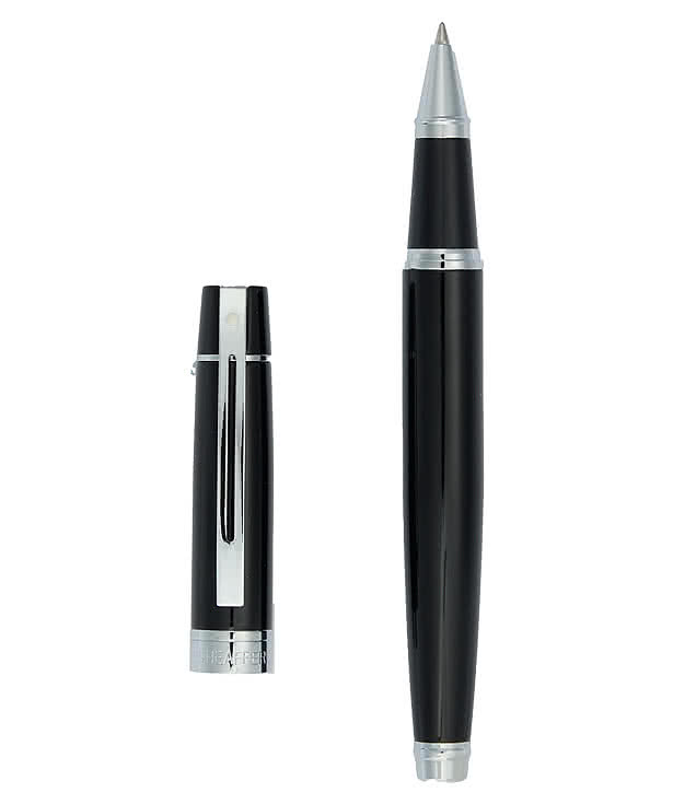 Laser Engraved Sheaffer 300 Glossy Lacquer Rollerball Pen (black ink)
