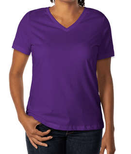 Bella + Canvas Women's Jersey V-Neck T-shirt