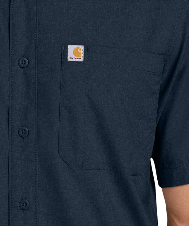 Carhartt Force Sun Defender Short Sleeve Work Shirt - Printed