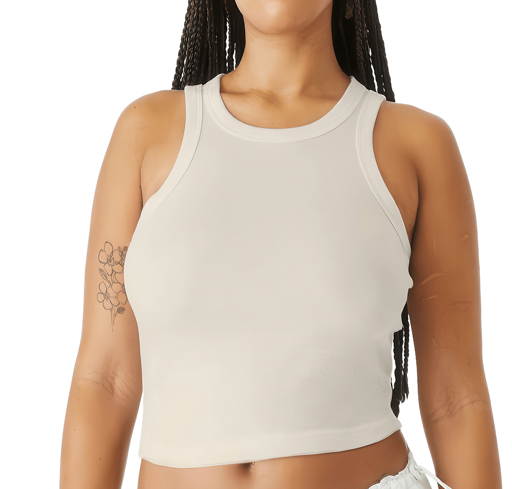 Bella + Canvas Women's Micro Rib Racer Tank-default