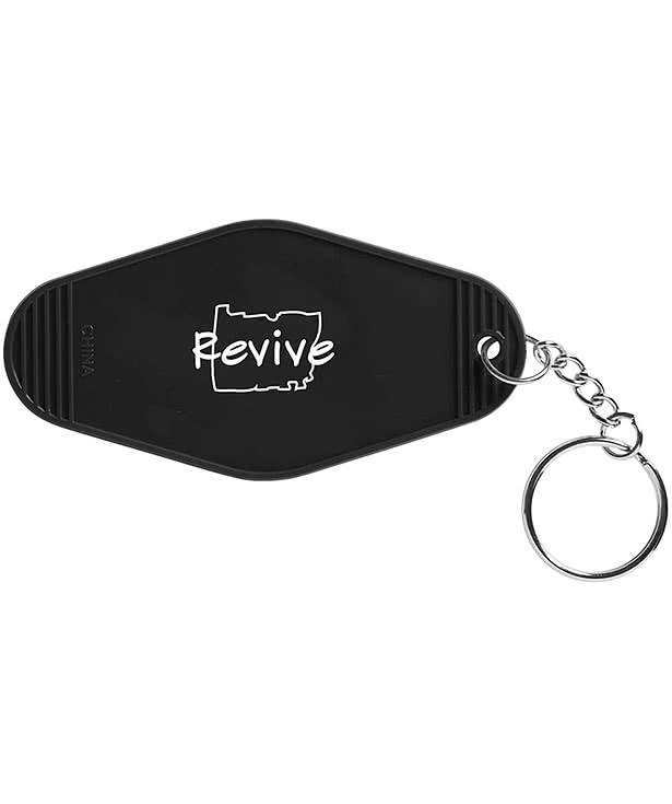 Recycled Plastic Motel Keychain