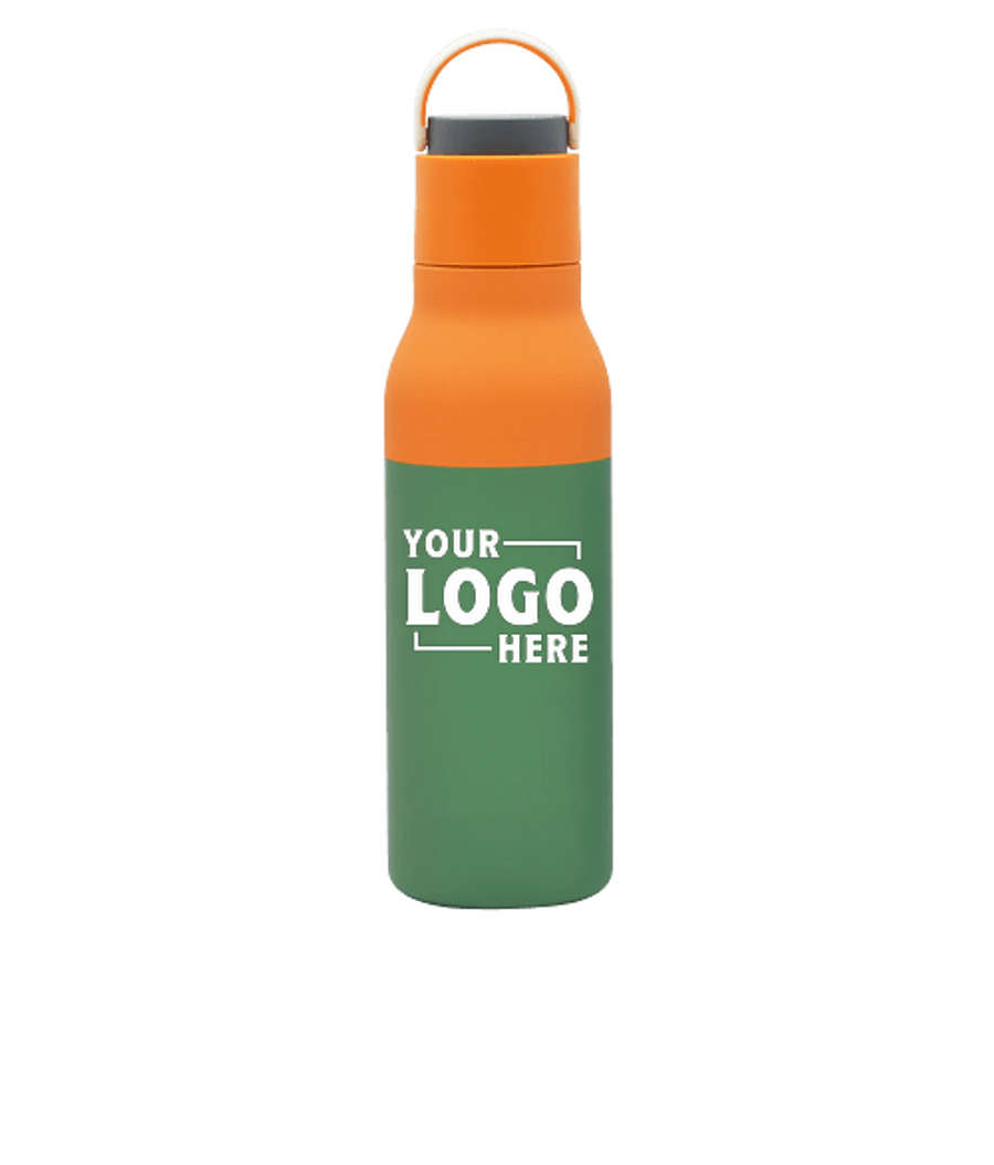Asobu 22 oz. Metro Insulated Water Bottle with Pop-Up Straw in Pastel Green