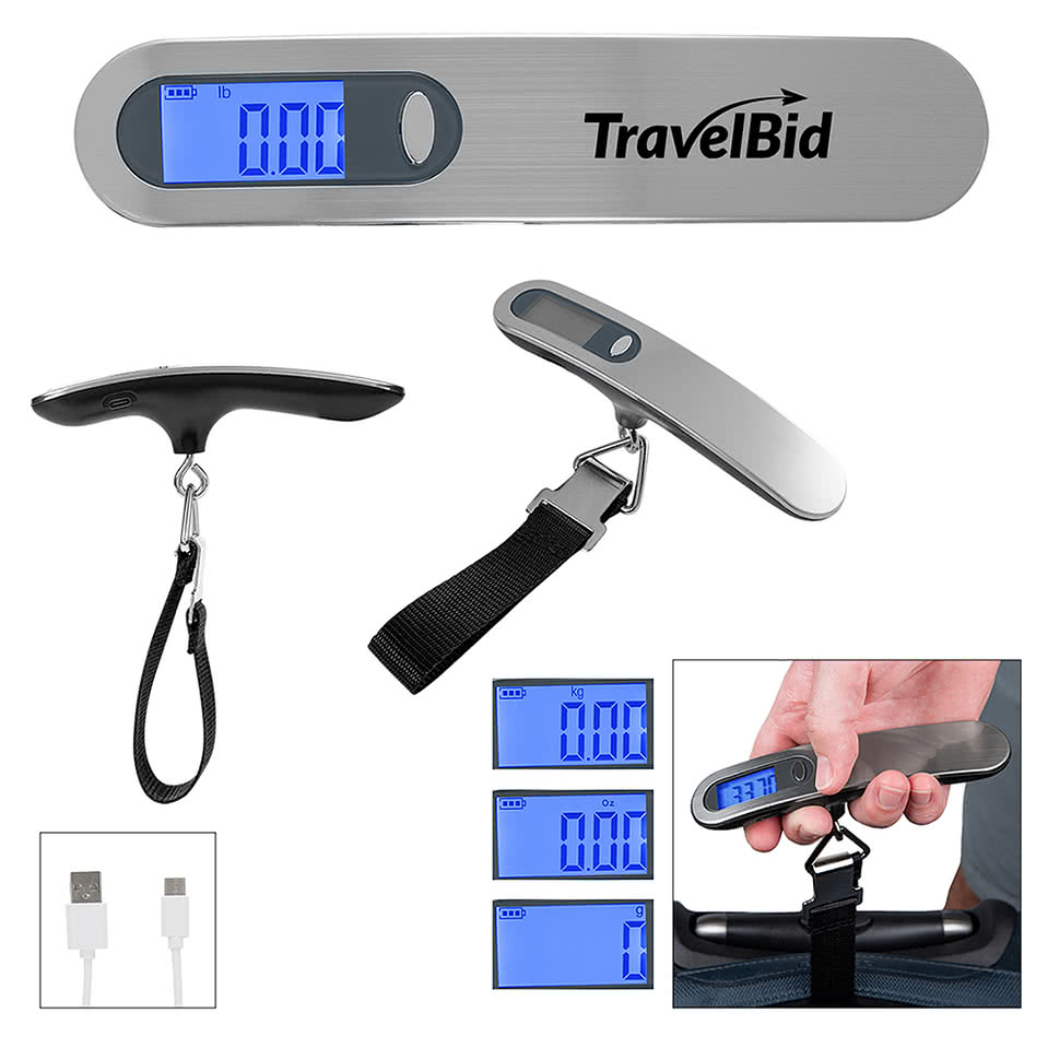Rechargeable Luggage Scale with Digital Display