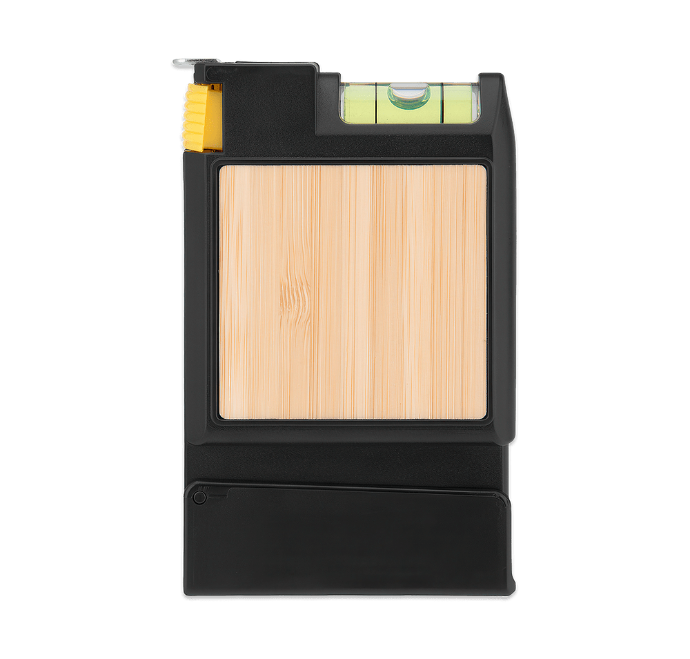Laser Engraved Bruce 7-in-1 Bamboo Multi-Tool Tape Measure-default