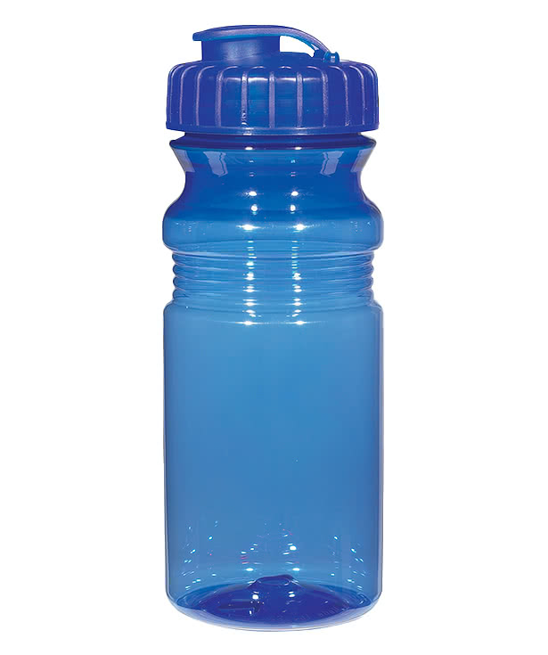 Full Color 20 oz. Poly-Clear Fitness Water Bottle (Case of 100)