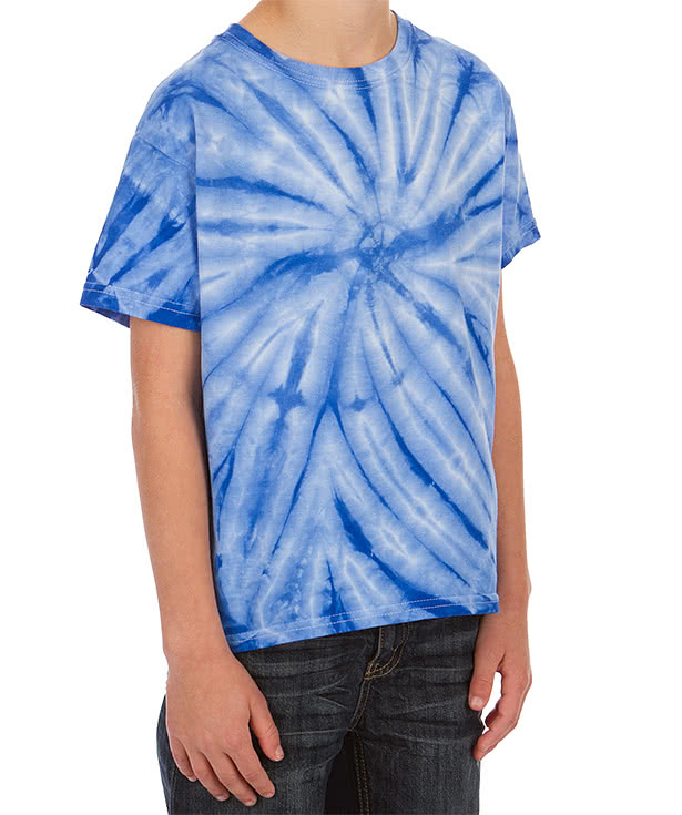 Dyenomite Youth 100% Cotton Tonal Tie-Dye T-shirt