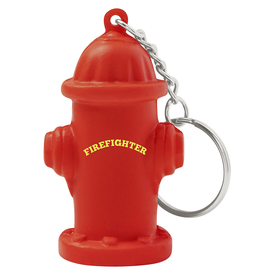 Fire Hydrant Stress Reliever Keychain