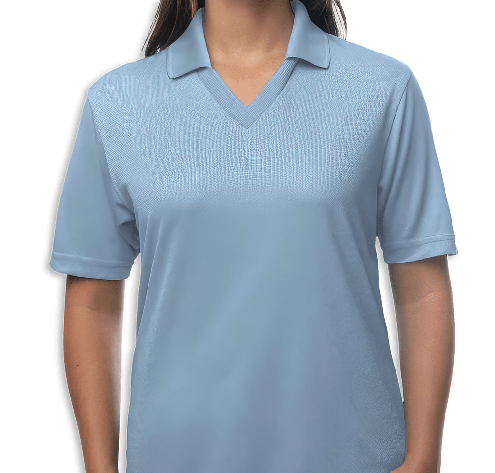Blue Generation Women's BLU-X-DRI Textured Mesh Performance Polo - Embroidered-default