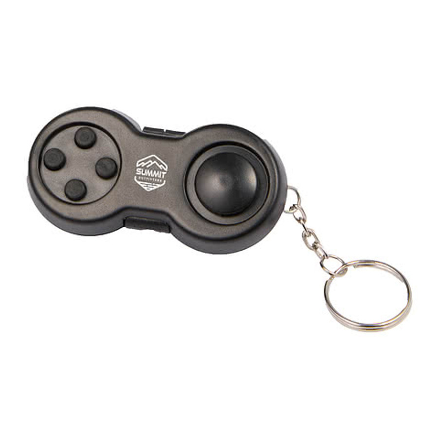 Game Controller Fidget Keychain in Black