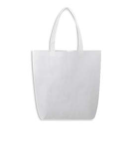Eros Non-Woven Shopper Tote Bag - Color: White