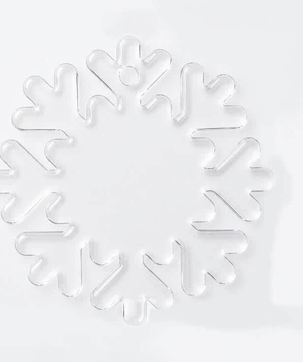 Snowflake Acrylic Ornament