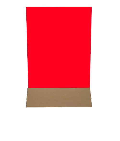 Full Color 24" x 36" Double-Sided Enviro Board Sign in Red