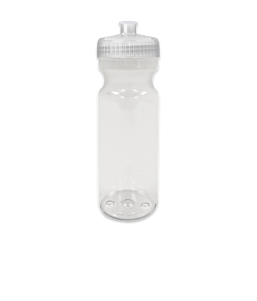 28 oz. Poly-Clear Fitness Water Bottle in Translucent Clear