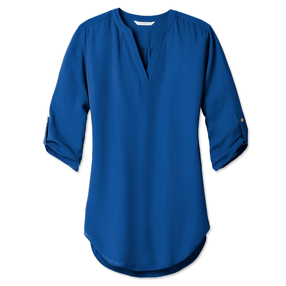 Port Authority Women's 3/4 Sleeve Tunic Blouse