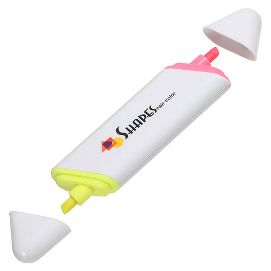 Bi-Lighter Dual-Ended Highlighter in White