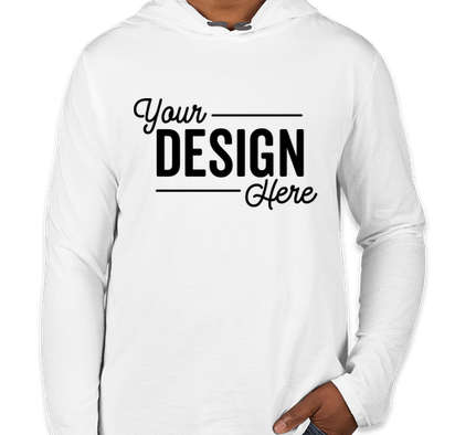 Gildan Hooded Long Sleeve T-shirt-default