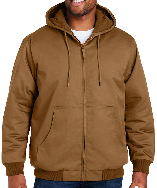 Harriton ClimaBloc® Heavyweight Hooded Insulated Jacket - Embroidered