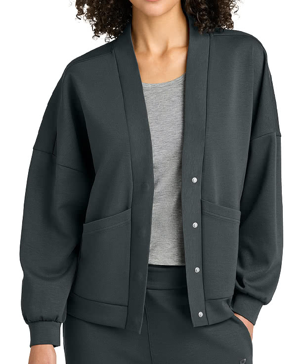 OGIO Women’s Transcend Hidden Snap Fleece Cardigan