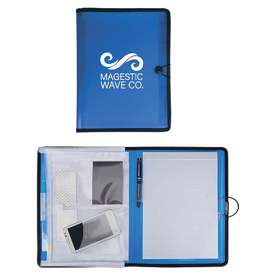 Meeting Organizer Plastic Padfolio