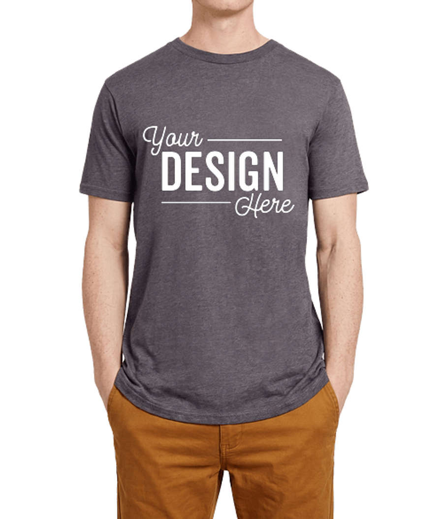 Lane Seven Heavyweight Crewneck T-shirt in Charcoal Heather