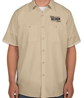 Canada - Red Kap Industrial Work Shirt - Color: Light Tan
