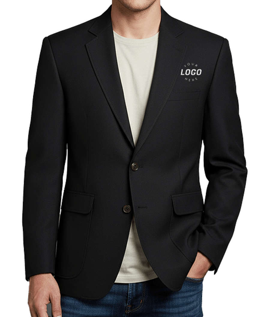 Edwards Traditional Single Breasted Blazer in Black