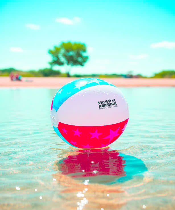 16" Patriotic Inflatable Beach Ball