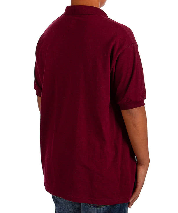 Hanes Youth EcoSmart 50/50 Jersey Polo - Embroidered
