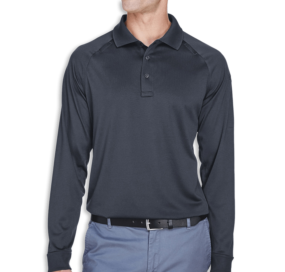 Harriton Advantage Tactical Long Sleeve Performance Polo - Printed-default