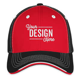 Sportsman Tri-Color Contrast Stitched Hat