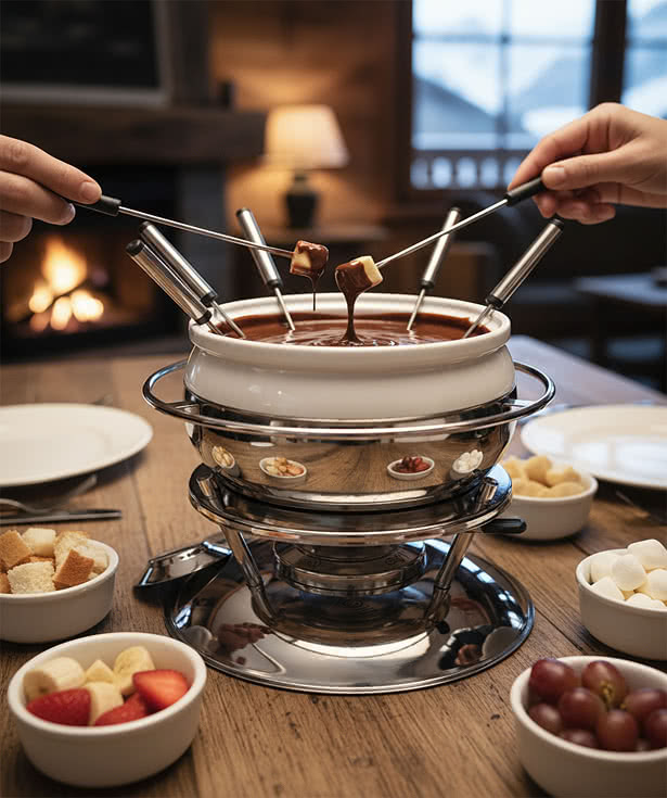 Swissmar Zuri 11 Piece Fondue Set