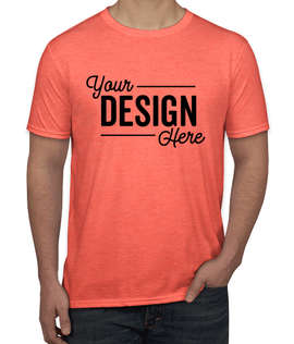 Canada - Gildan Softstyle Jersey T-shirt - Color: Heather Orange