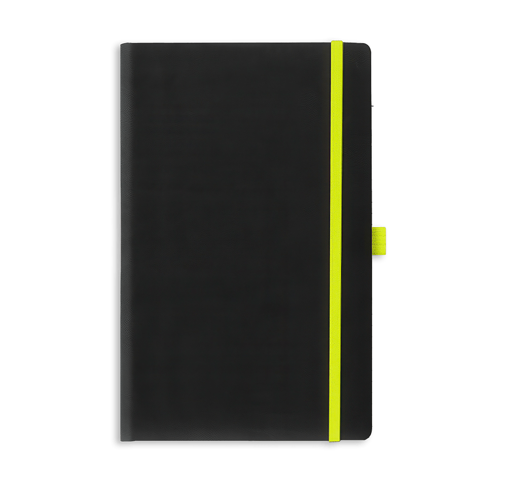 Castelli Debossed Tucson Edge Medio Lined Hard Cover Notebook-default